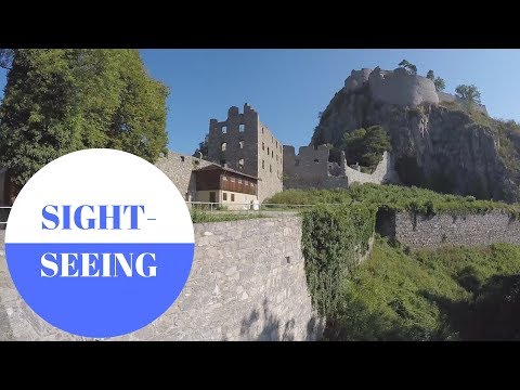 Sightseeing in der grössten Festungsruine in GERMANY