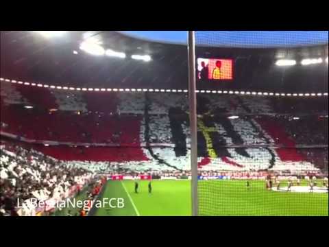 Südkurve München gegen Barcelona 3:2 (12.05.2015)| Eine Stadt - Ein Traum Choreographie