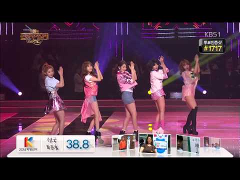 140604 4Minute - Whatcha Doin' Today @KBS Worker Music Festival