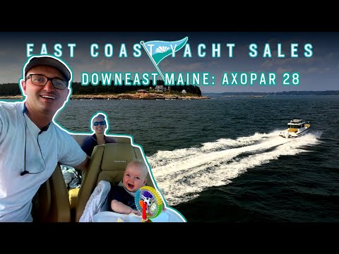 Cruising an Axopar 28 with an infant Downeast in Maine