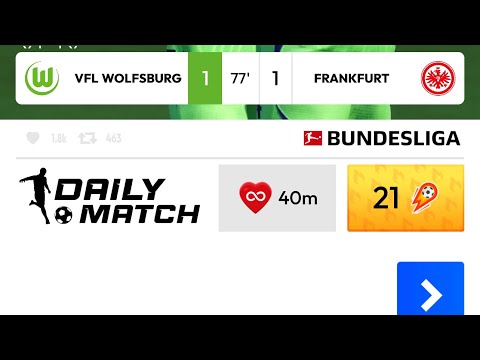 Score★Hero | Daily Match | - Wolfsburg Vs. Frankfurt