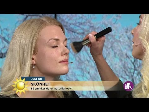 Sminka en naturlig look - Nyhetsmorgon (TV4)