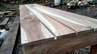 Download lagu Teknik membuat kursi kayu panjang || kursi taman || kursi sederhana mp3