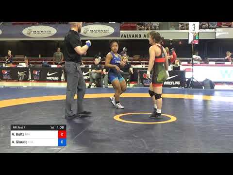 68 Kg Rr Rnd 1 Randi Beltz Titan Mercury Wrestling Club TMWC Vs Alexandria Glaude Titan Mercury Wr