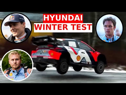 HYUNDAI Motorsport WINTER TEST ❄️☃️ Thierry Neuville & Adrien Fourmaux & Esapekka Lappi
