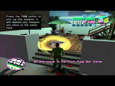 Grand Theft Auto: Vice City Gameplay / Walkthrough / Playthrough Part 16 Lance Problems
