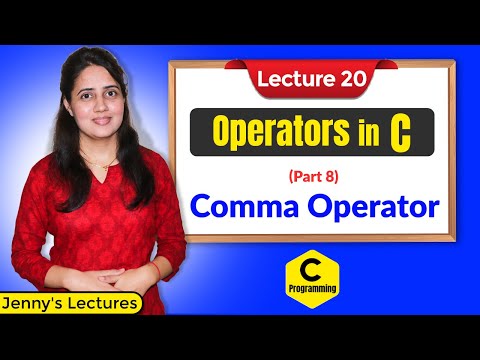 C 20 Operators in C Part 8 Comma Operator | C Programming Tutorials