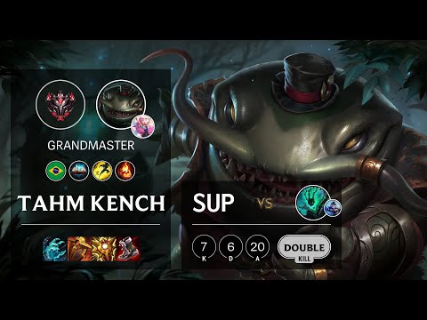 Tahm Kench Support vs Thresh - BR Grandmaster Patch 11.17