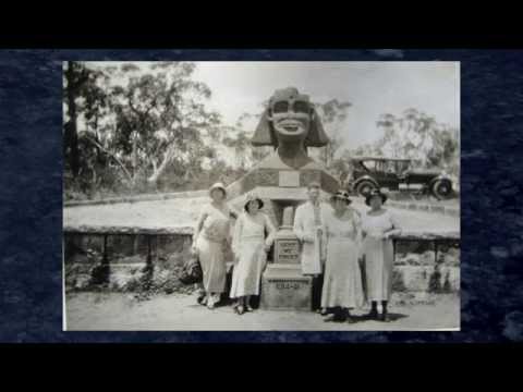 "Egyptian Hieroglyphs" in Gosford, Australia DEBUNKED. Lichen