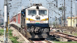 HIGH SPEED SKIPPING BY BGKT WDP-4D WITH BHAGAT KI KOTHI - KAMAKHAYA EXPRESS | Indian Railways