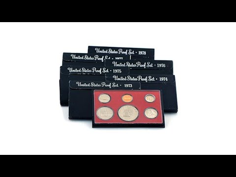 19731978 Proof SMint Sets with Eisenhower Dollars