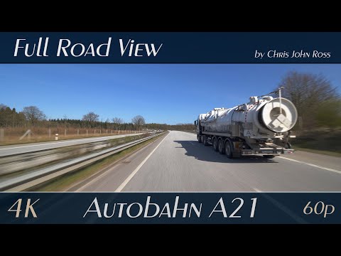 Autobahn (A21), Germany: Bad Segeberg-Süd - Wahlstedt - Daldorf - Trappenkamp - Bornhöved - UHD