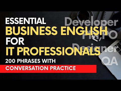 Essential Business English for IT Professionals | 200 Phrases with Conversation Practice