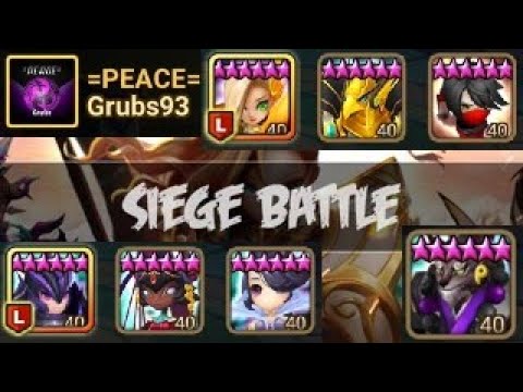 G3 Siege Original defenses with Dark and Light =Peace= Vs Merged Gods Vs Goolag