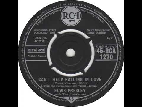 (33b) Elvis Presley with The Jordanaires - Can't Help Falling In Love
