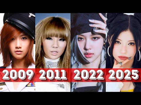 TOP 10 MOST VIEWED K-POP GIRL GROUPS OF EACH YEAR - (2009 to 2025)