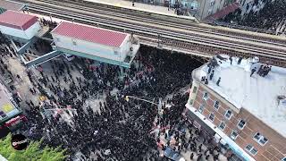 Levaya of R' Yeshaya Yaakov Portugal zt”l - Skulener Rebbe | מסע הלוויה - אדמו"ר מהרי"י מסקולען זצ"ל
