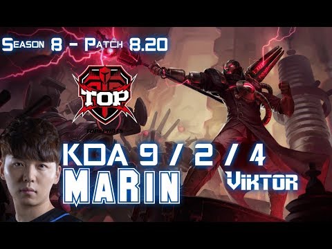 TOP MaRin VIKTOR vs EZREAL Top - Patch 8.20 KR Ranked