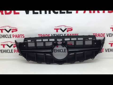 Fits Mercedes E Class W213 S213 C238 A238 2016-2020 Front Bumper Grille Sport Gloss Black video