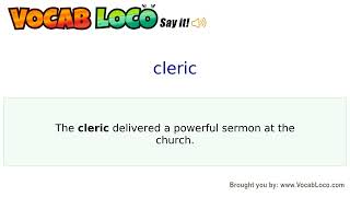 Video thumbnail for cleric