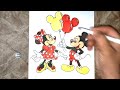 How To Draw Mickey Mouse And Minnie Mouse