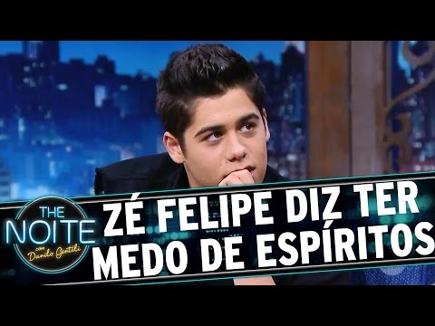 The Noite (07/09/16) - Zé Felipe diz ter medo de espíritos e Danilo o assusta