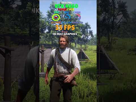 Red Dead Redemption 2 4K Max Graphics FPS - RTX 4060