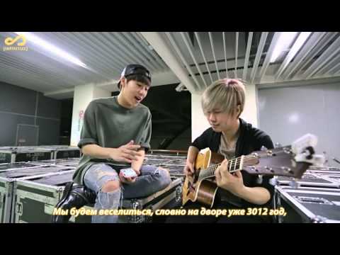 [рус.саб] Kim SungGyu - Beauty and a Beat @ Taiwan OGS Backstage (131012)