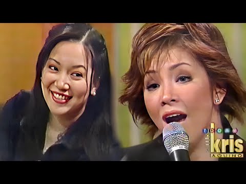 Regine Velasquez Impromptu With Kris Aquino (2000 Today With Kris)