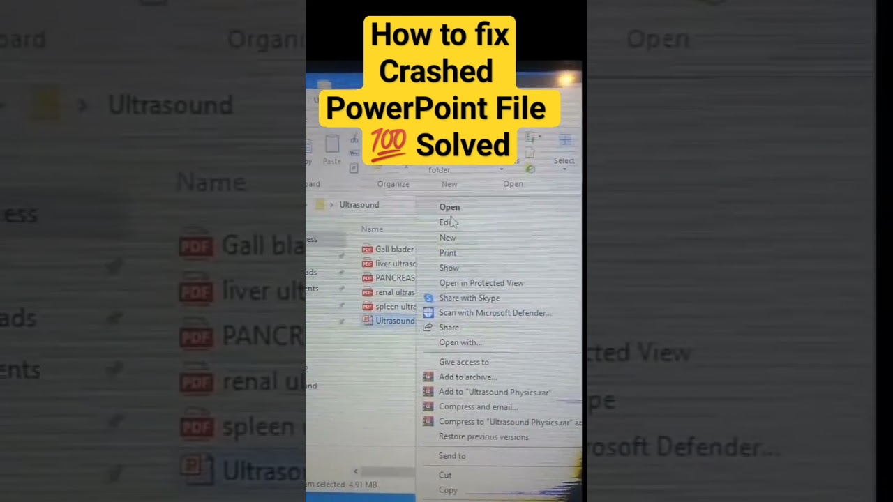 PowerPoint file Not open 😱 let's fix it.