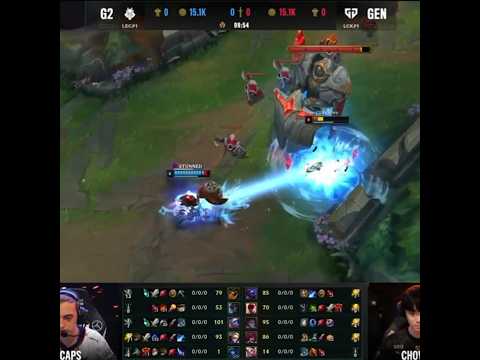 G2 Caps Solokill GEN Chovy - Tristana va Sylas Worlds 2023 Swiss Stage Day 3 #shorts #lolclips