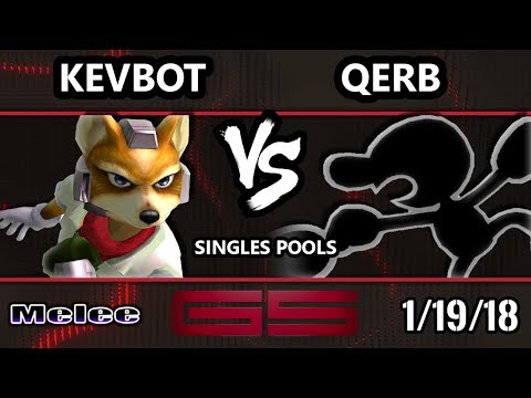 GENESIS 5 SSBM - Kevbot (Fox) VS Qerb (Game & Watch) - Smash Melee Singles