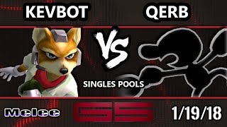 GENESIS 5 SSBM - Kevbot (Fox) VS Qerb (Game & Watch) - Smash Melee Singles