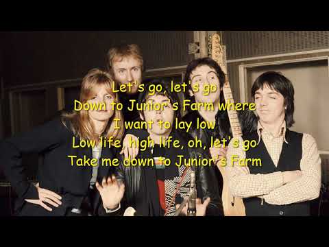 Paul McCartney & Wings - Junior’s Farm - Lyrics