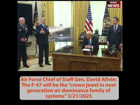 Air Force Chief Unveils F-47: 'Crown Jewel' of Next-Gen Air Dominance -- 'Peace Through Strength Into the Future'