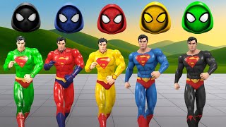 "Avengers Superhero | Cartoon Game 2025| Funny Gameplay for Kids | Spider-Man Adventure|TEBAK GAMBAR