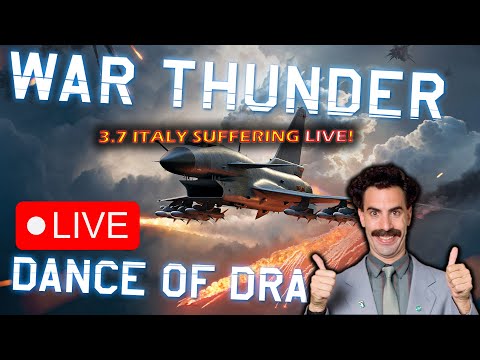 WAR THUNDER! AVERAGE FITZY WITH SPICY MEATBALLS 3.7 ITALY! SUFFERING LIVE!