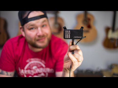 Does it sound like an acoustic guitar? Vintage DeArmond Soundhole Pickup Demo #shorts