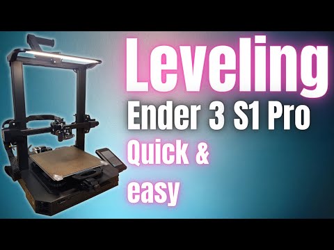 Ender 3 S1 Pro 'Automatic' Bed Leveling In 3 Simple Steps