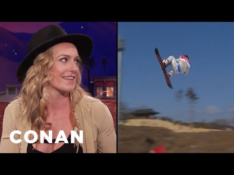Jamie Anderson Tapped Into Her Inner Lioness At The Olympics | CONAN on TBS