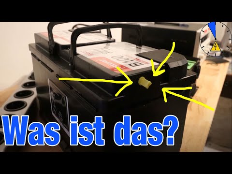 Transportsicherung Stopfen bei einer Starterbatterie Bleibatterien
