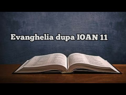 Biblia audio~Evanghelia dupa Ioan | IOAN 11