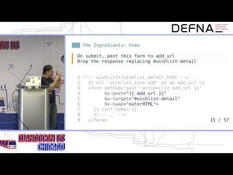 Wishlist granted: HTMX without betraying your Django views with Natalia Bidart thumbnail