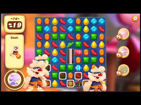Candy Crush Tales Level 76 - NO BOOSTERS + FULL STORY + NO ADS 📖 | SKILLGAMING ✔️