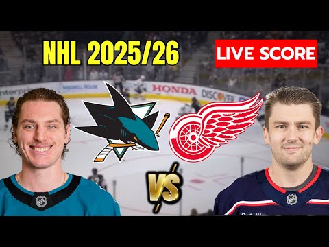 🔴 San Jose Sharks vs Detroit Red Wings | EN VIVO NHL – Week 5 | Live Score Update