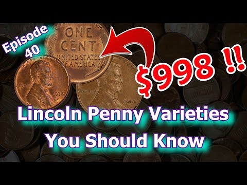 Lincoln Penny Varieties You Should Know Ep. 40 - 1934, 1942, 1936