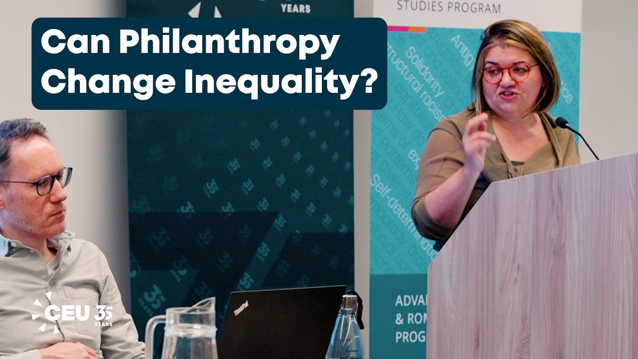 George Soros & the Roma | Book Launch on Power, Philanthropy & Roma Rights (CEU)