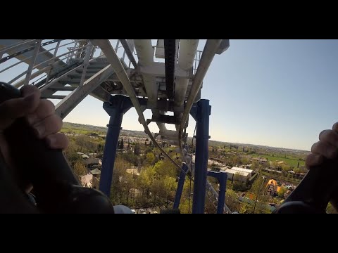Blue Tornado Gardaland 2015 Front Row GoPro Hero 3