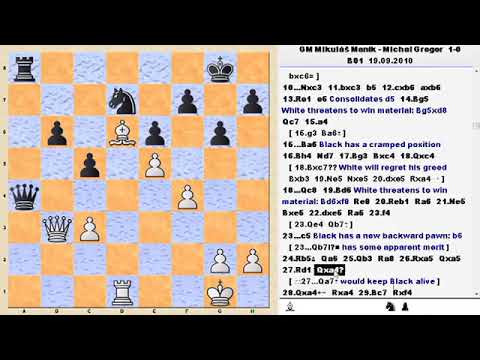 8.3. GM Mikuláš Maník - Michal Gregor 1 - 0