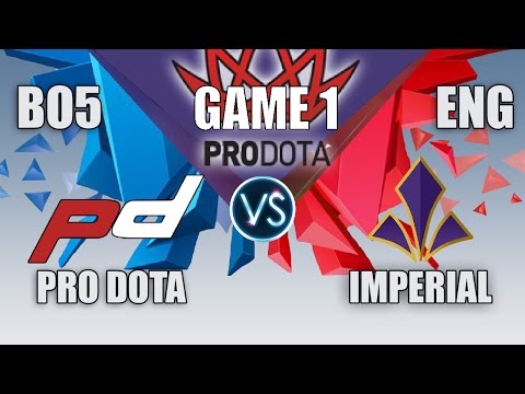 PRO DOTA VS IMPERIAL | PRO DOTA CUP  | BO5 | ENG CAST | GAME 1
